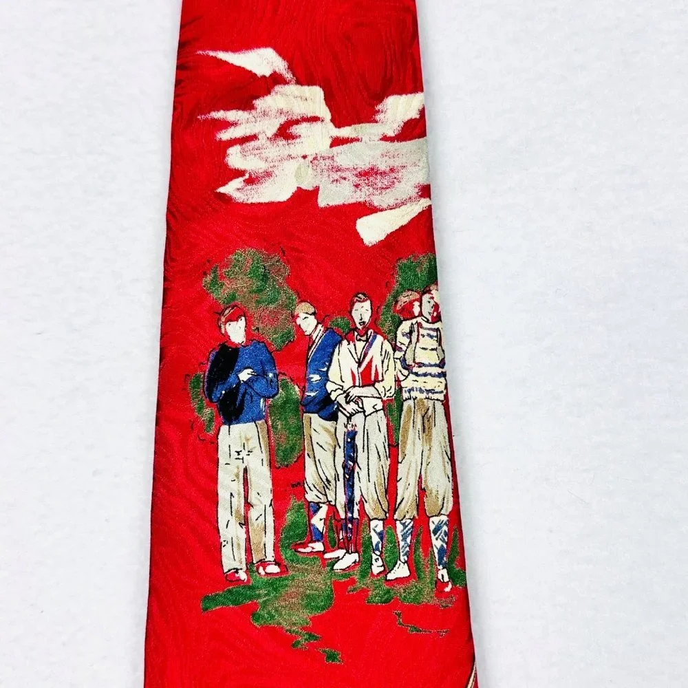 Rare Robert Talbott For Nordstrom Vintage Silk Golf Tie